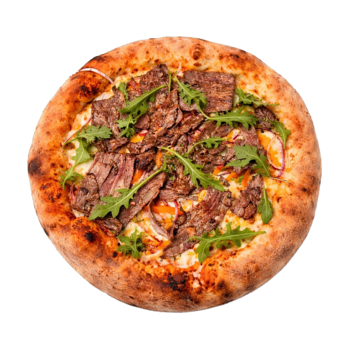 Beef Steak Cheese Pizza pizza